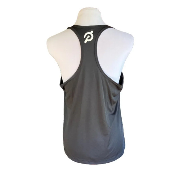 All Sport Peleton Black Racerback Tank Top, Size Medium - Picture 2 of 6